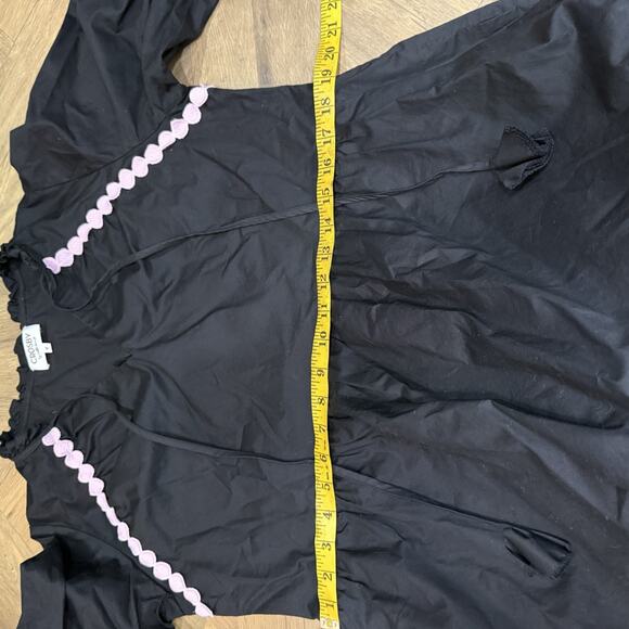 Crosby by Mollie Burch Colorblock Talulah Midi Dress Women's Size Medium Black - Picture 9 of 11